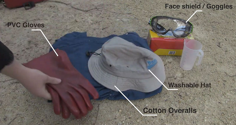 Personal protective equipment for Access herbicide